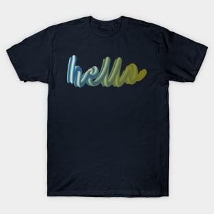 hello 3d neon T-Shirt